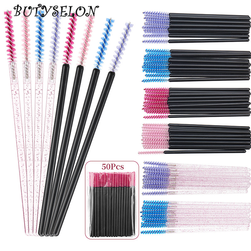 Micro Brush Applicator - Brosse à cils jetable en cristal,