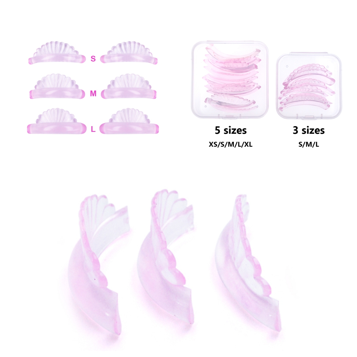 Eyelash Extension Or Extensions - Coussinets en Silicone pour rehausser les
