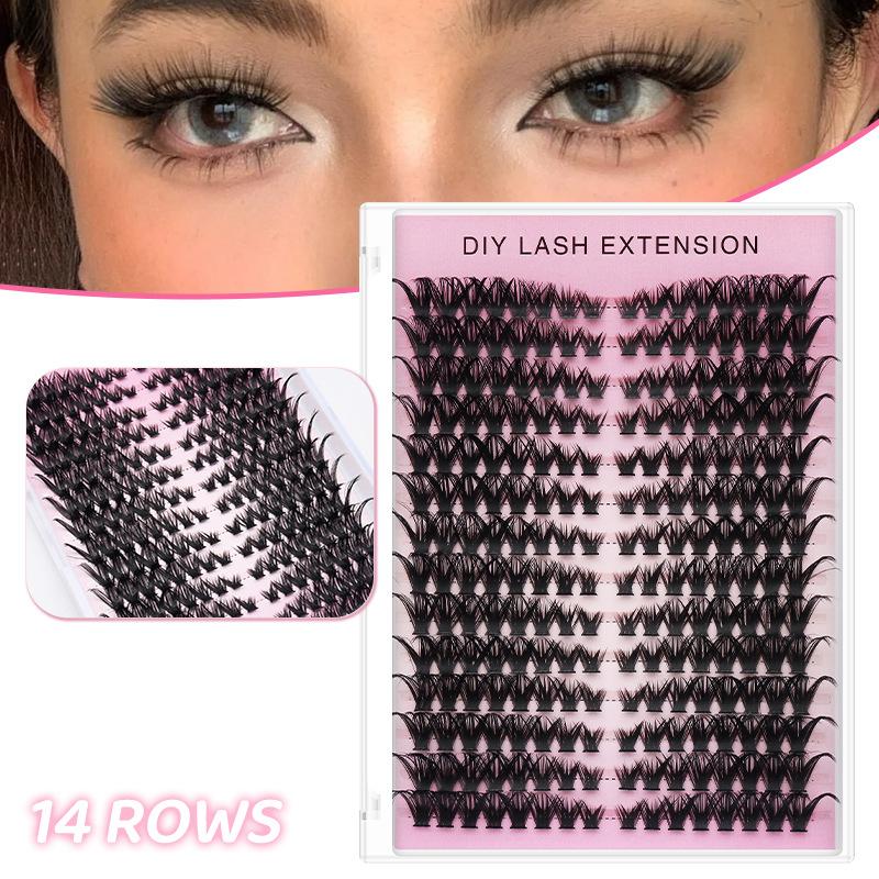 Eyelash Extension Or Extensions - 【M】Extensions de cils individuels en grappe