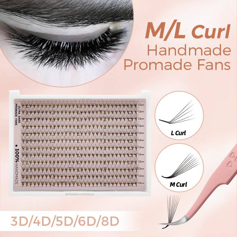 Eyelash Extension Or Extensions - Extensions de cils préfabriquées en bouquets