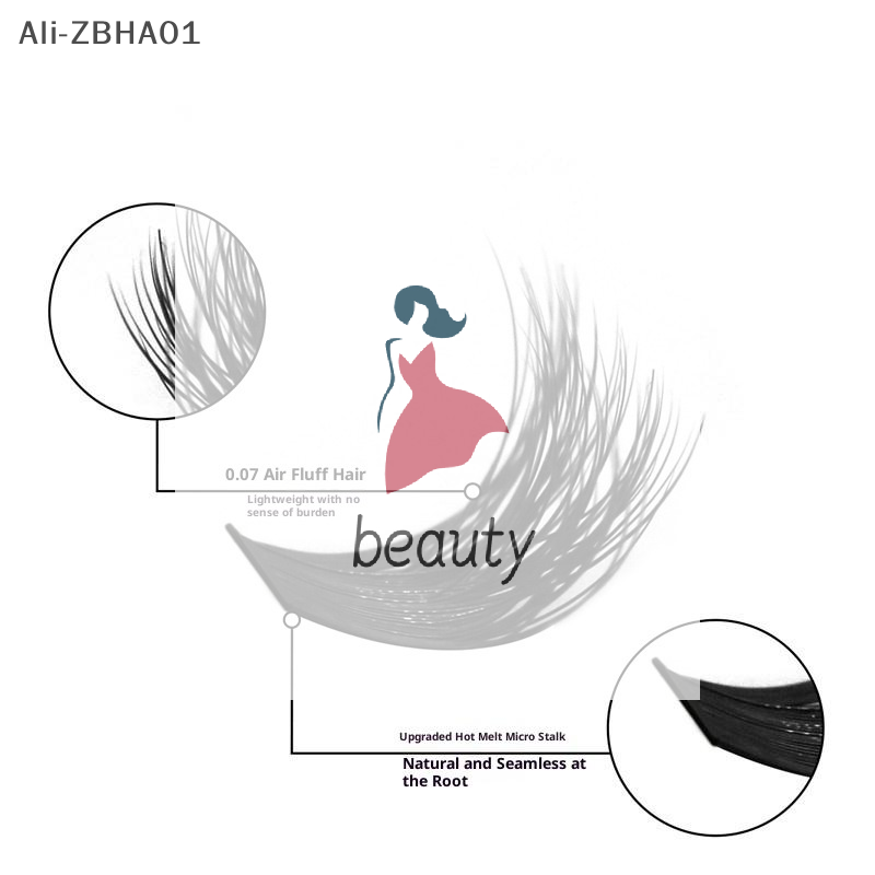 Eyelash Extension Kits - Kit de faux cils 3D en