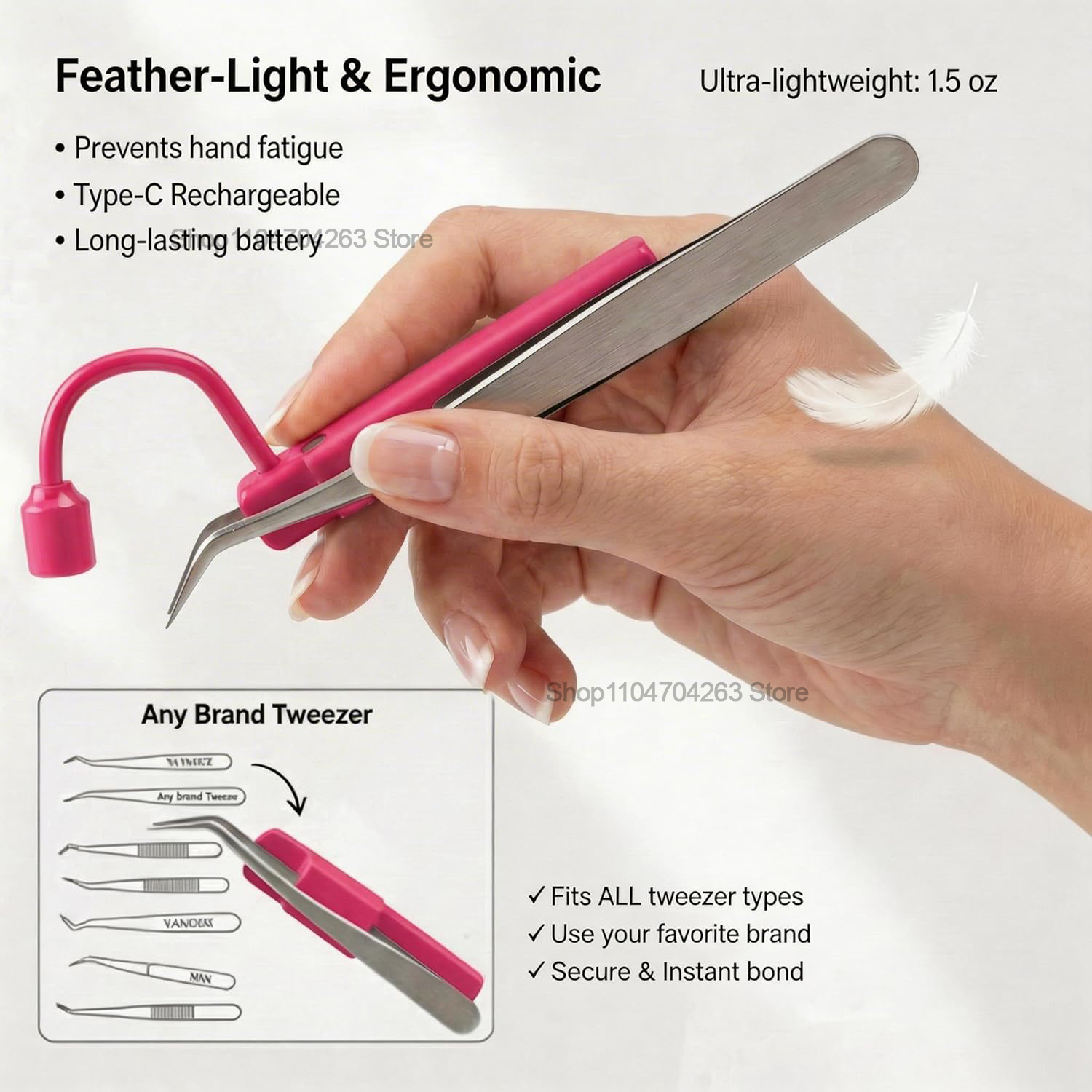 Mini lampe UV pour cils 180 °  - Eyelash Extension Uv avis et prix