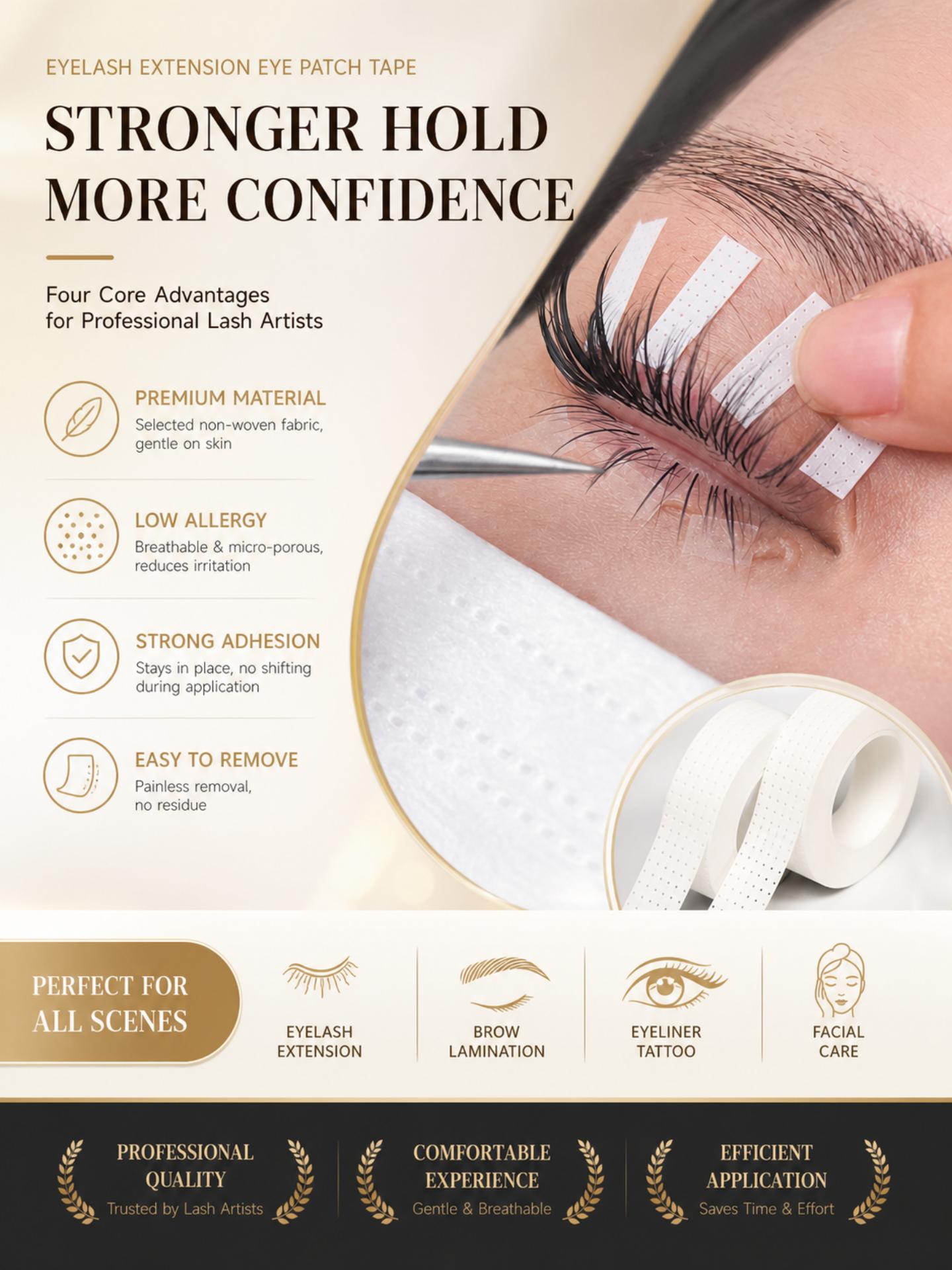 10 rouleaux de ruban adhésif p - Tape Breathable Lash avis et prix