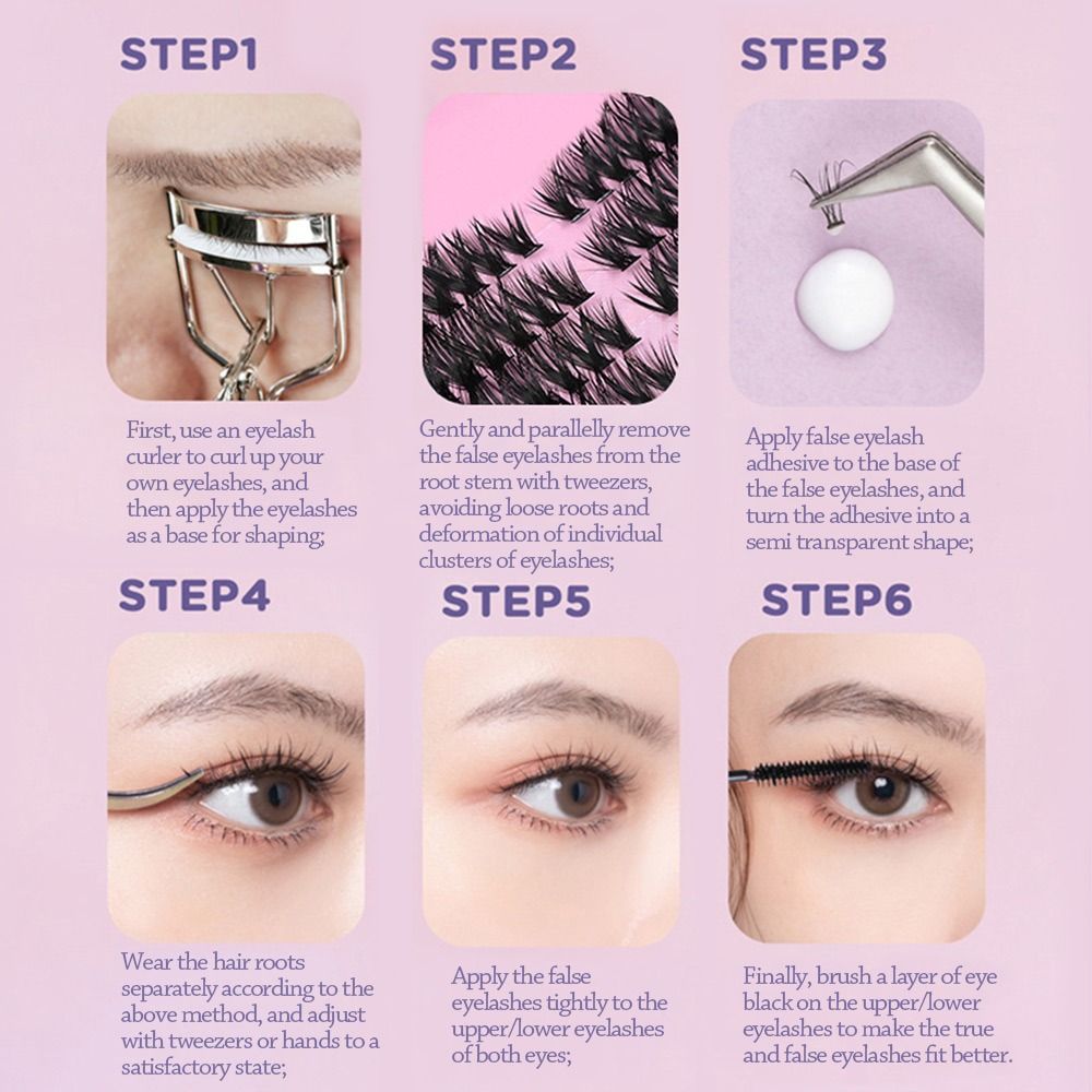 Kit d'extension de cils DIY 12 - Eyelash Extension Kits avis et prix