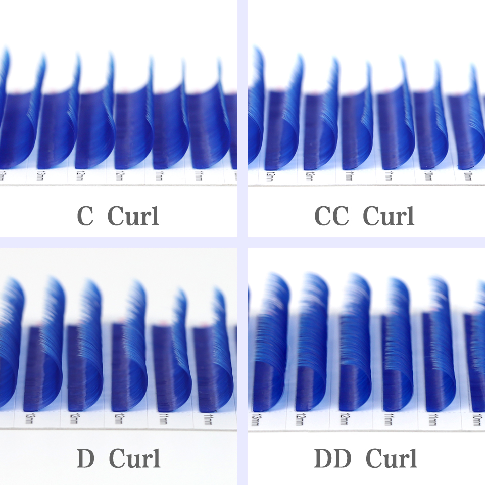 Couleur cils violet bleu marro - Eyelash Extension Uv avis et prix