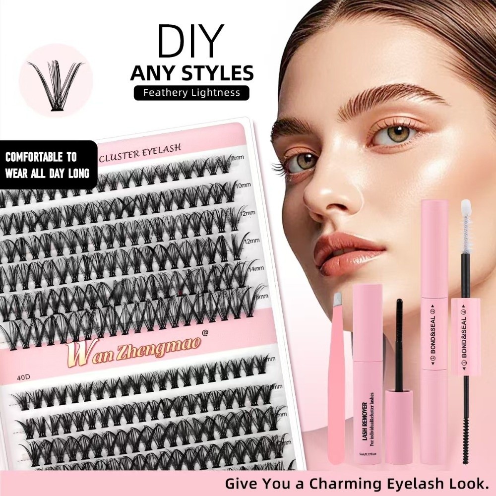 Faux cils de 8 à 16 mm, aspect - Eyelash Extension Kits avis et prix