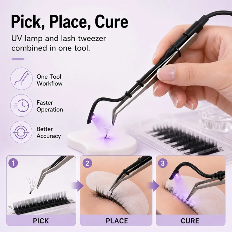 Mini lampe UV pour cils, pince - Eyelash Extension Uv avis et prix
