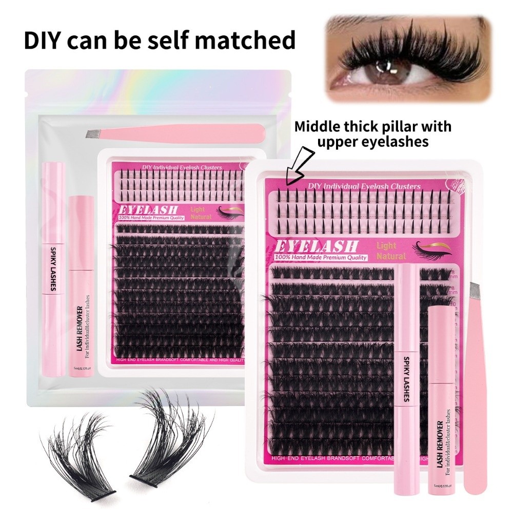 Faux cils de 8 à 18 mm, aspect - Eyelash Extension Kits avis et prix
