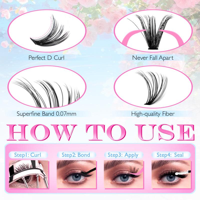 Kit d'extension de cils couleu - Eyelash Extension Or Extensions avis et prix